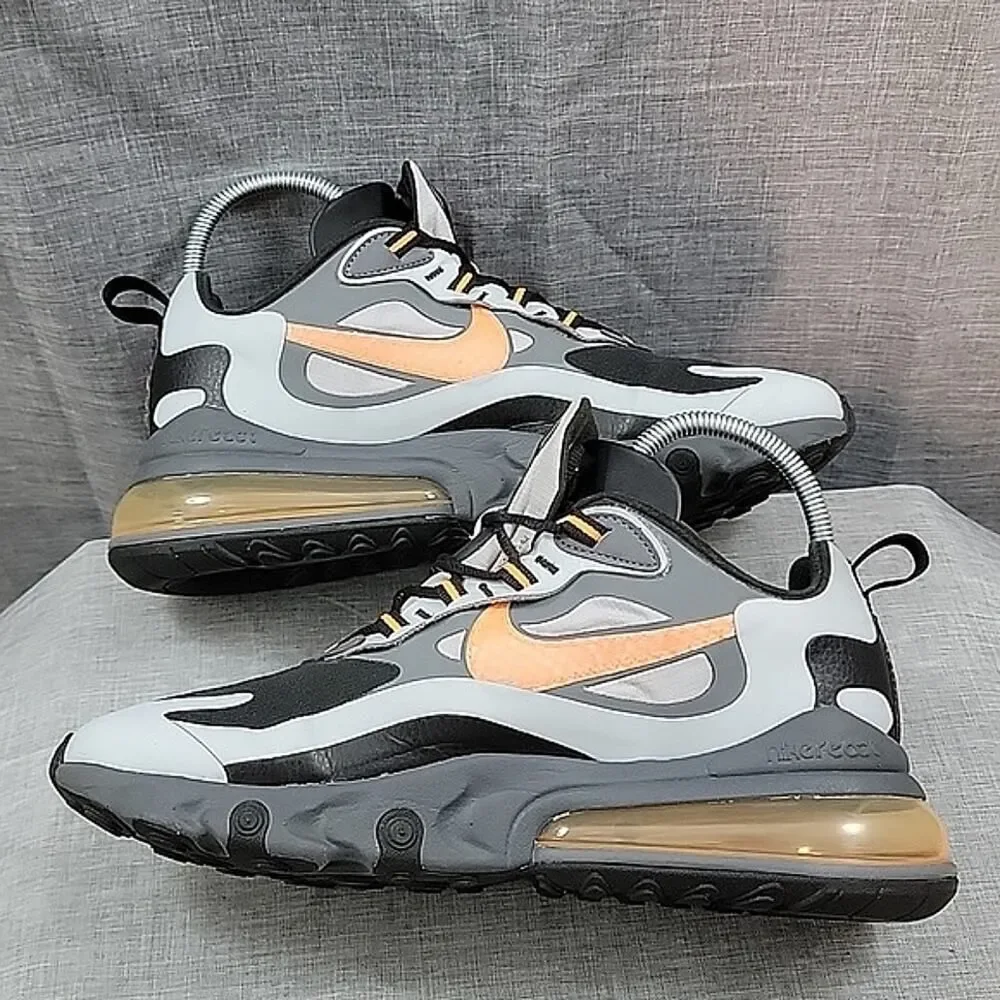 Nike Air Max 270 React Winter Total Orange Active Trainers CD2049-006 Men's SZ 8